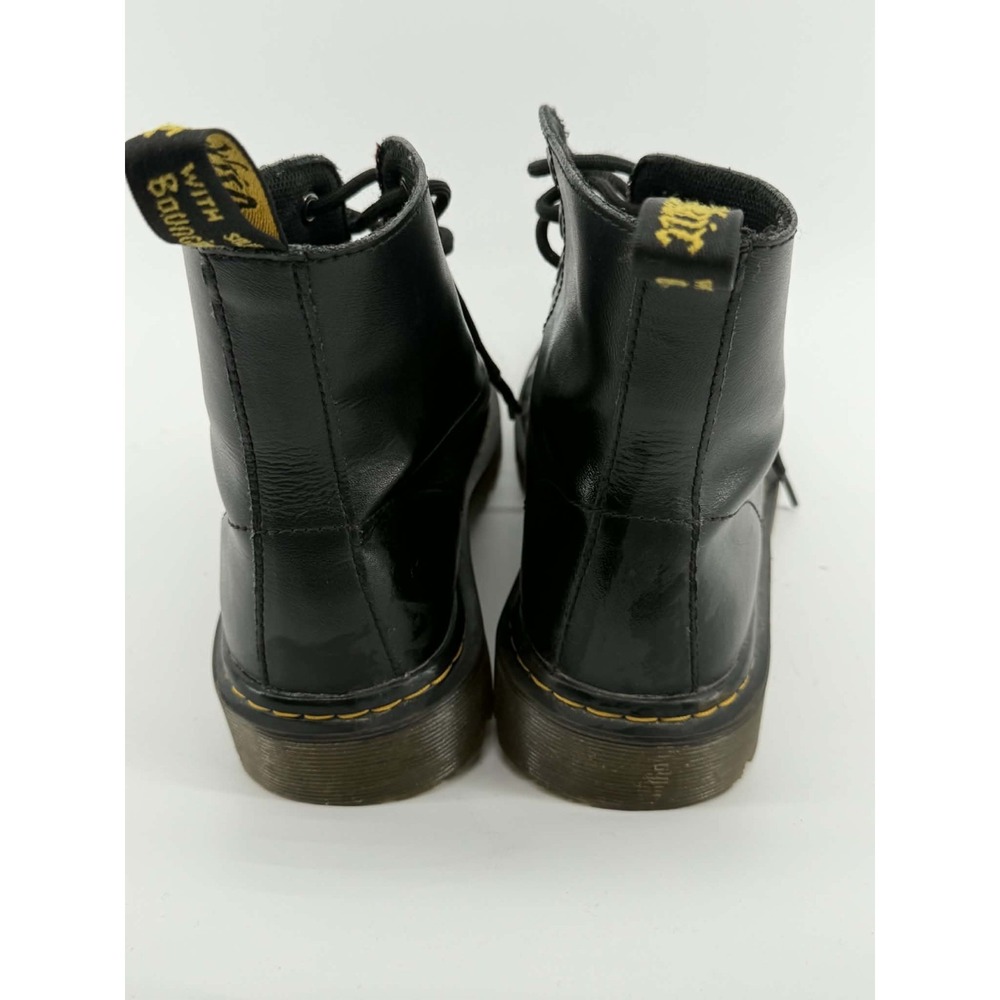 Dr. Martens Luana Women Size 8 Black Classic Outdoor Leather Lace Up Boots AW004 - Picture 2 of 6